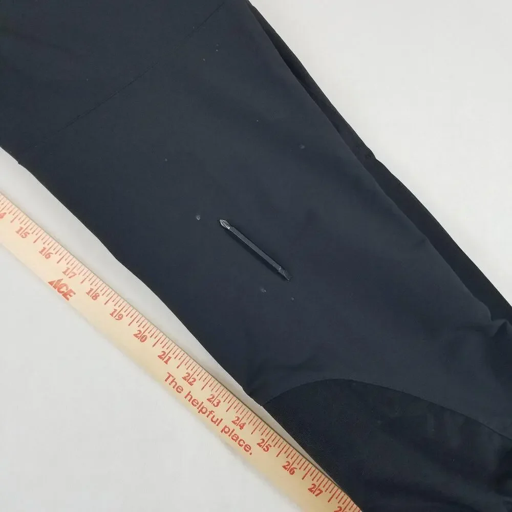 Patagonia Snow Pants Mens 34x32 Black Softshell Stretch Hiking Ski Zip Pockets